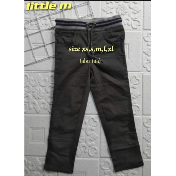 CELANA PANJANG ABU TUA CHINNOS NEVADA JUNIOR ORI BRAND MATAHARI MURAH ( D5/XS,S )