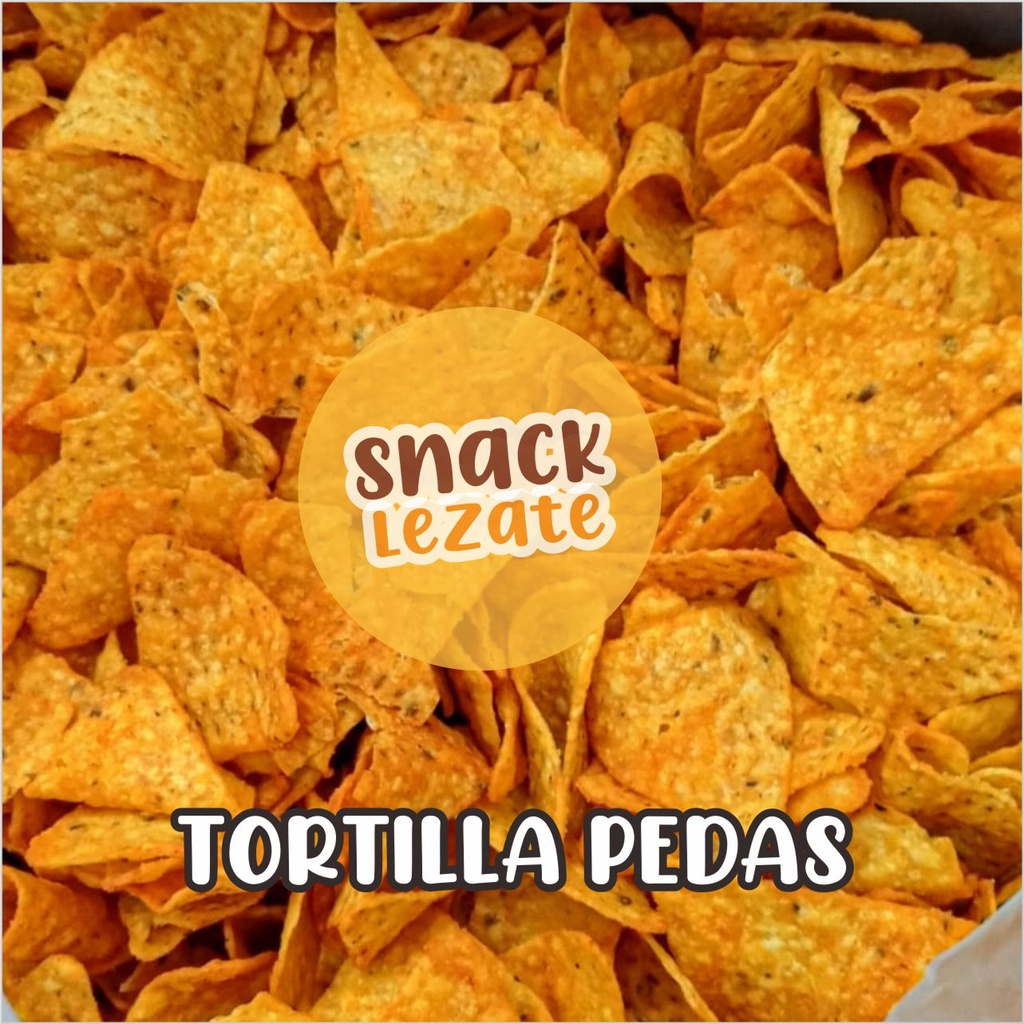 

Tortila Chips Pedas 100gr Murah Gurih Renyah / Tortilla Chips Kiloan / Tortila Chip Snack / Doritos Kiloan WAP SHOP