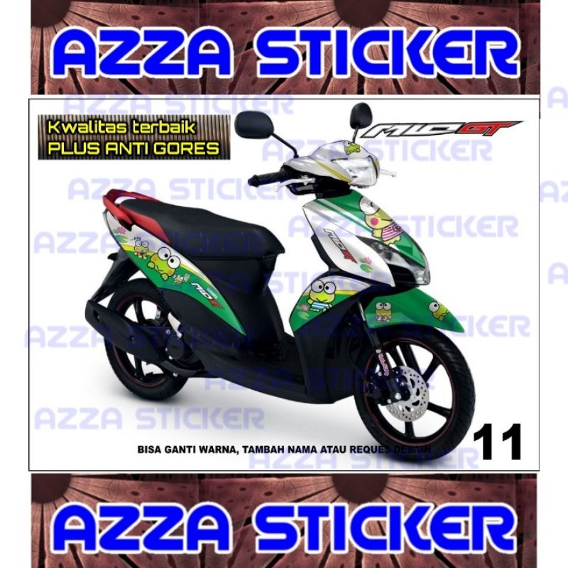 Sticker Decal Motor Mio GT Full Body Stiker Mio GT  Dekal Mio GT Full Body Model 11