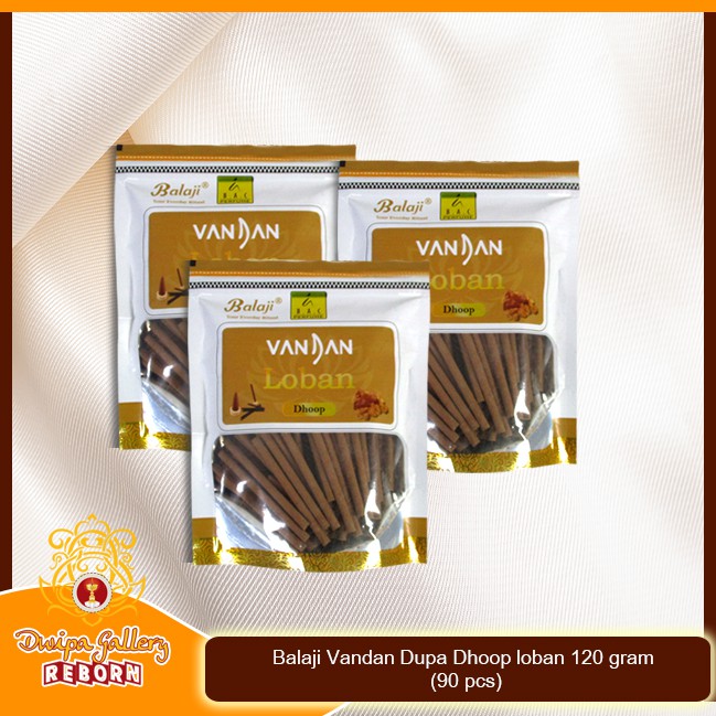 Dupa/ Hio wangi Balaji Vandan Dupa Dhoop Loban 120 gram (90 pcs)