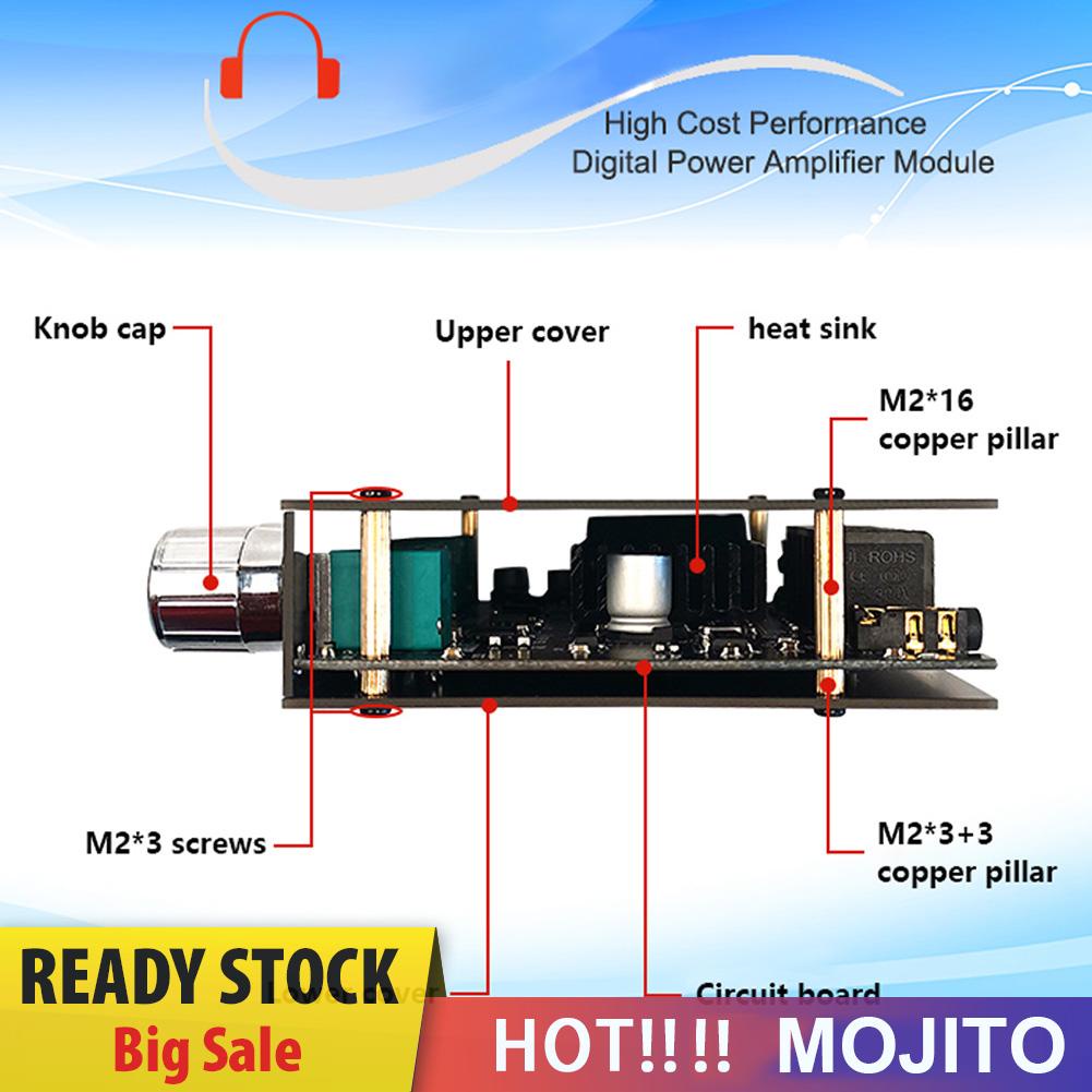 Zk-Mt21 Papan Power Amplifier Digital 2x50w + 100w Stereo Bt5.0 2.1 Channel