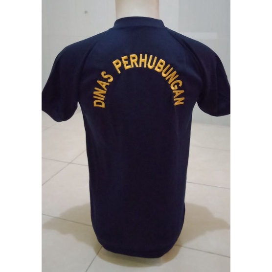 KAOS PENDEK DISHUB BORDIR,SABLON,KOMBINASI