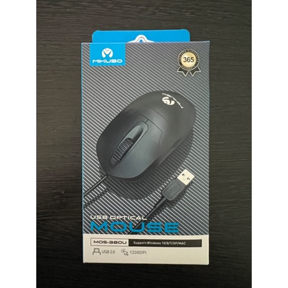 Mikuso MOS-380U Mouse USB Optical Mouse 1200DPI