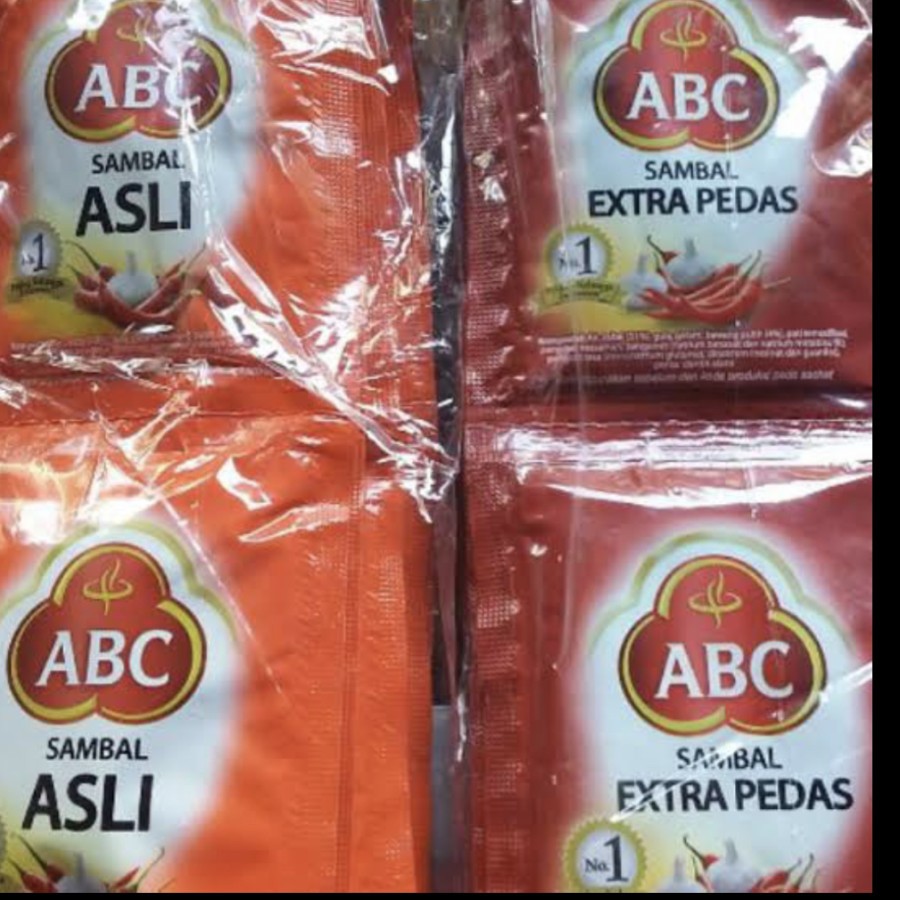 

ABC Saos Sambal Extra Pedas Sachet ( 18gram x 10 pcs ) Saus Sambal / Sauce Sambal / Sambel ABC