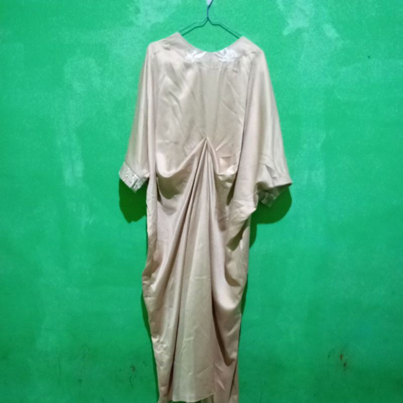 Kaftan gold /Baju Pesta Muslim /preloved