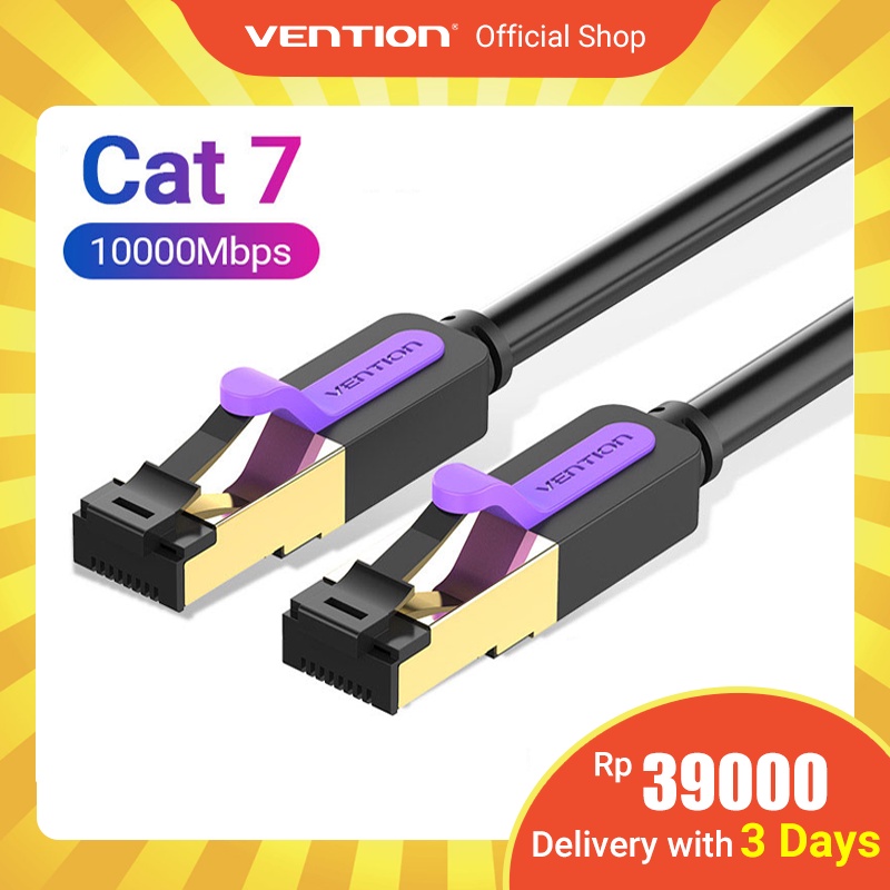 Vention Kabel Ethernet LAN Cat7 10Gbps High Speed RJ45 STP Cable