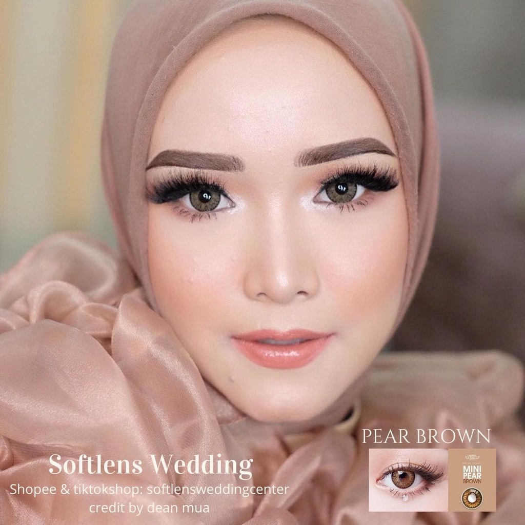 Softlens Pear Brown Harga Per Botol DC1 Dreamcolor1