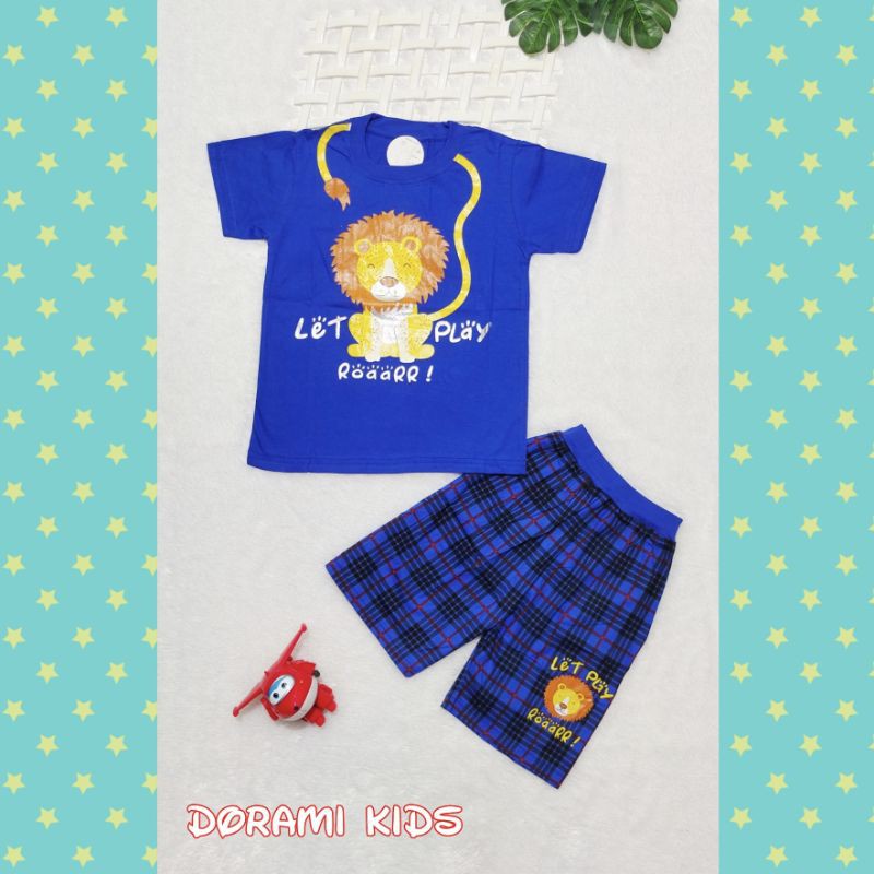 Setelan anak laki usia 1 9 tahun gambar Lion Roaarrr Setelan anak laki usia 1 9 tahun gambar Lion Roaarrr