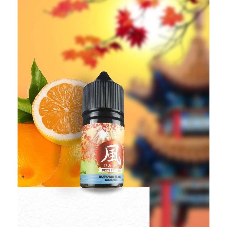 Kaze Autumn Aki Pods Friendly 30ML by Emkay Brewer x CMW