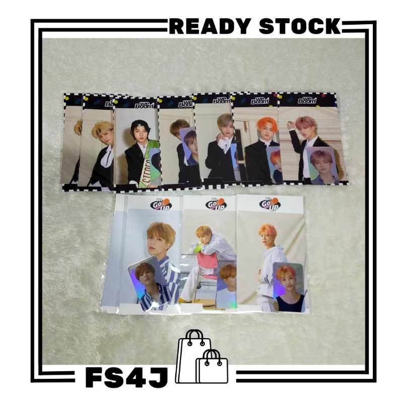 Postcard + Hologram Holo PC Photocard We Go Up We Boom NCT Dream Renjun Jeno Haechan Jaemin Chenle J