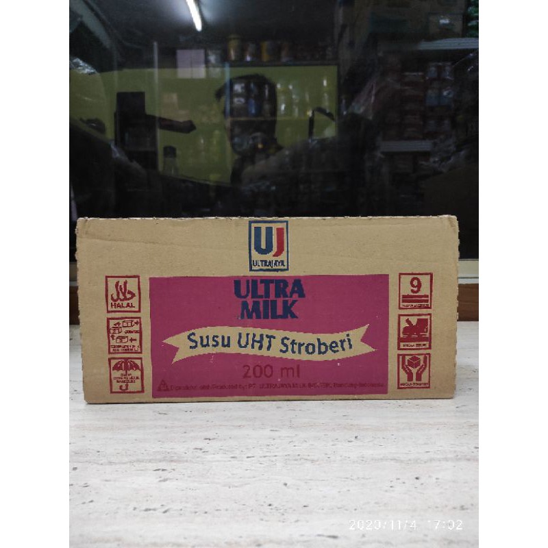 Susu Ultra 200 ml (1 dus isi 24 pcs)