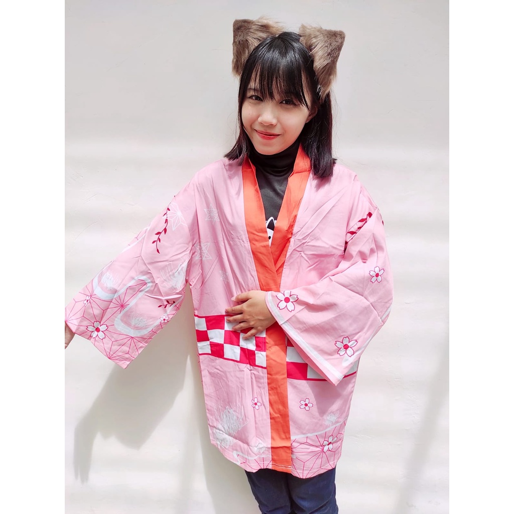 HAORI NEZUKO KIMETSU NO YAIBA CARDIGAN KIMONO