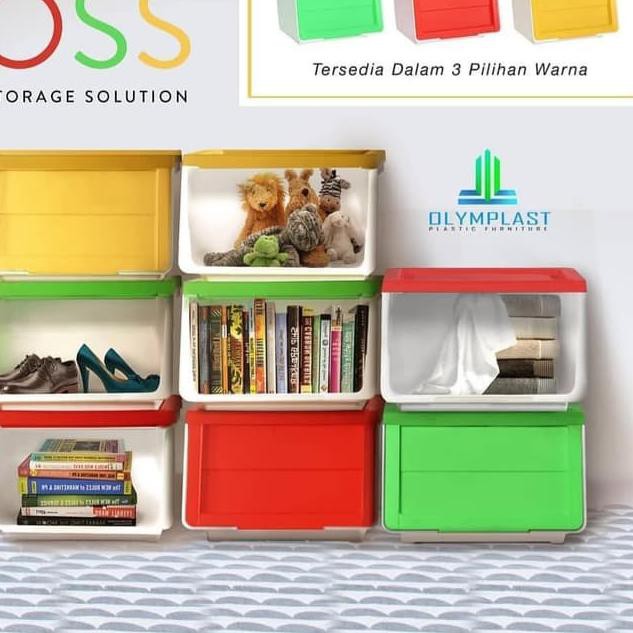 LBW Rak Portable Minimalis Serbaguna Susun Mudah Bongkar Pasang Buku G8V5 RAK / LACI PLASTIK SERBAGU