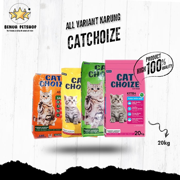 Makanan Kucing kering murah CAT CHOIZE 20kg All Varian ( EKSPEDISI )