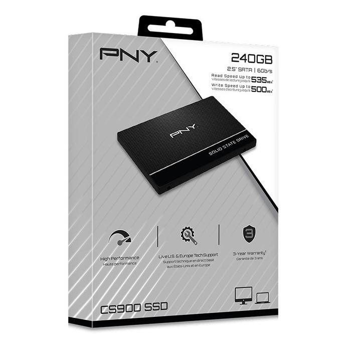 SSD PNY CS900 2,5&quot; SATA III 250 GB - SSD PNY CS900 250GB