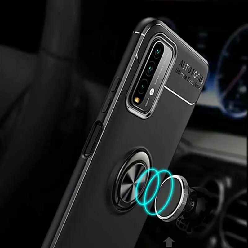 Case Xiaomi Redmi 9T Softcase Ring Stand Autofocus Original