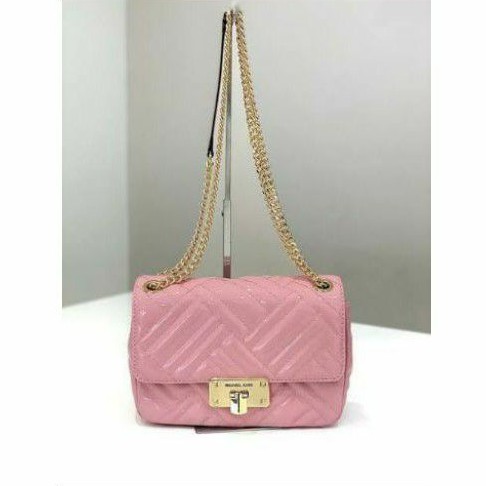 Ready Tas Wanita Michael Kors MK Peyton Medium Color Glossy Pink original