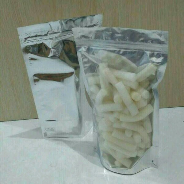 Plastik Standing Pouch Kombinasi Alumunium Foil 9x15