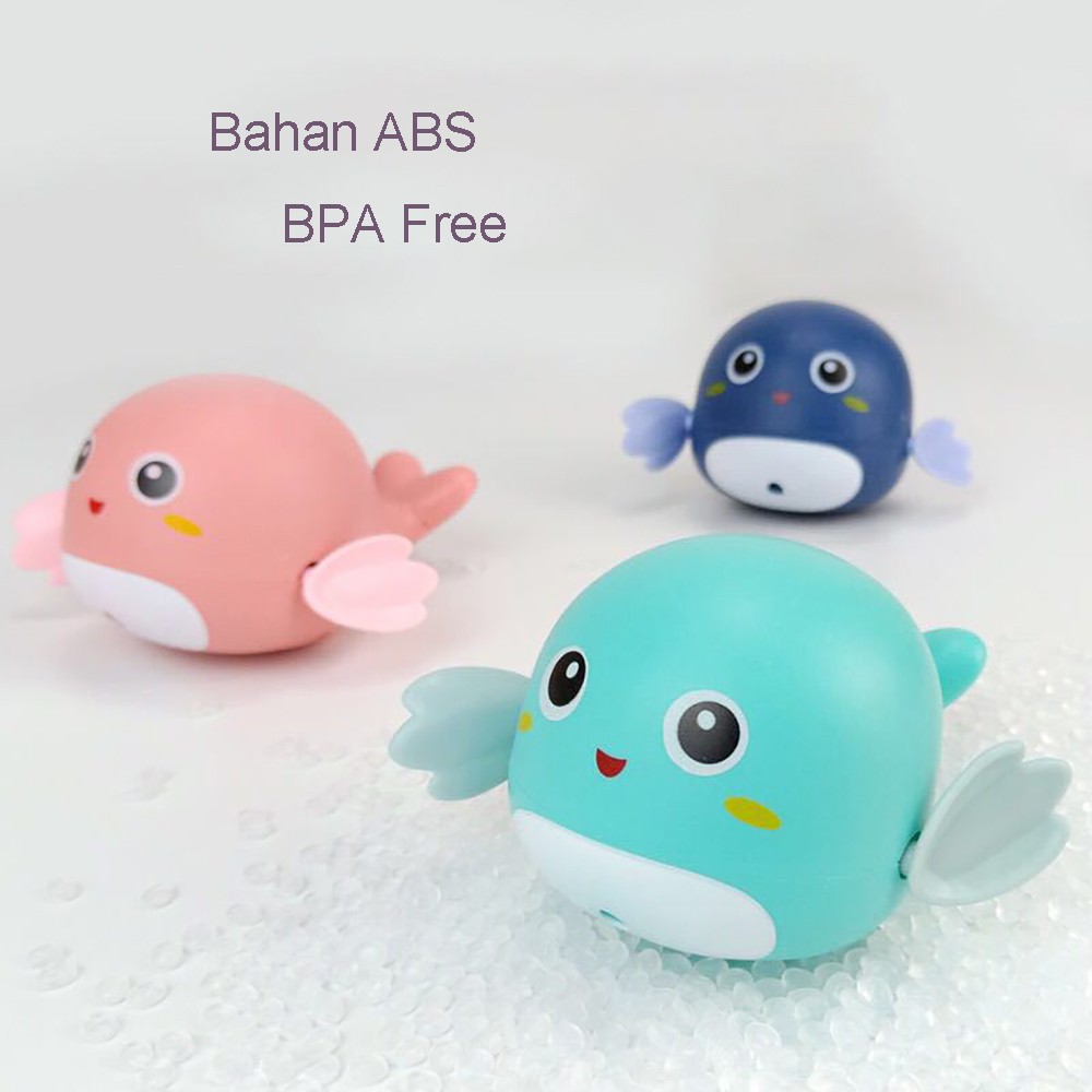 LAKOE  Mainan Mandi Anak Bayi Bentuk dalfin / bath toy bayi-5