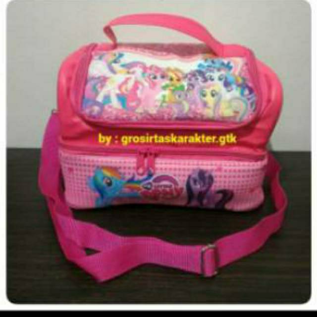  Tas  Bekal Anak  Karakter Unicorn  JUMBO Kuda Foil Lunch Bag 