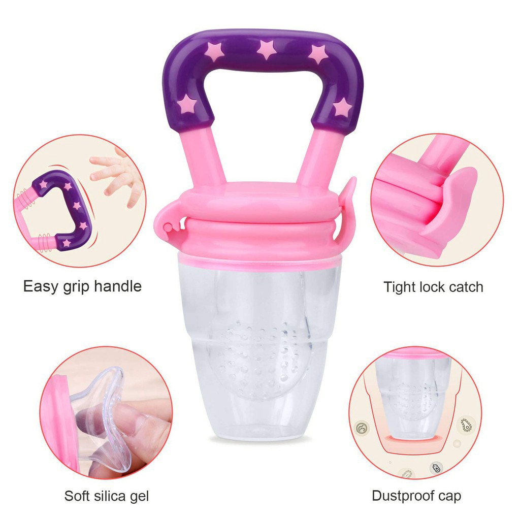 Empeng Buah Newborn Food Feeder Dot Silikon Teether Nipple Baby Accessories Mainan Bayi Dot Jeruk