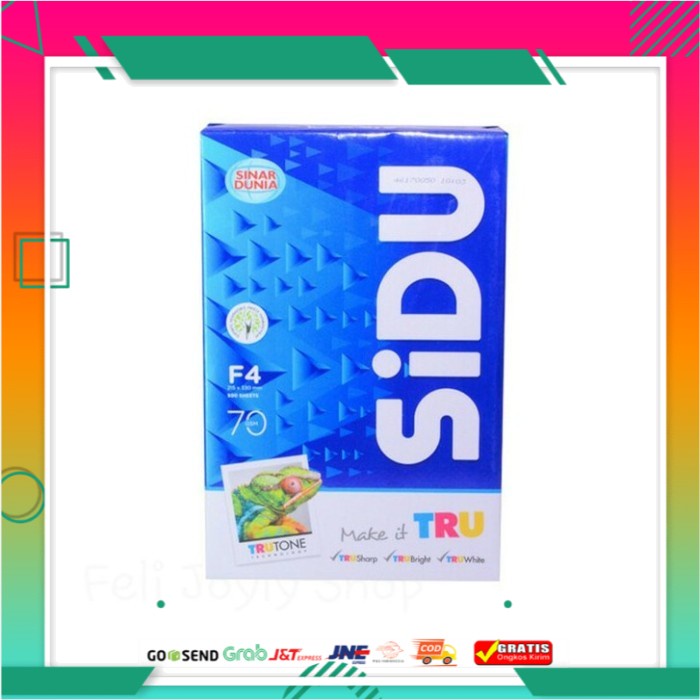 

SIDU KERTAS HVS F4 PD 70GR_75GR 850618 R1020 WH