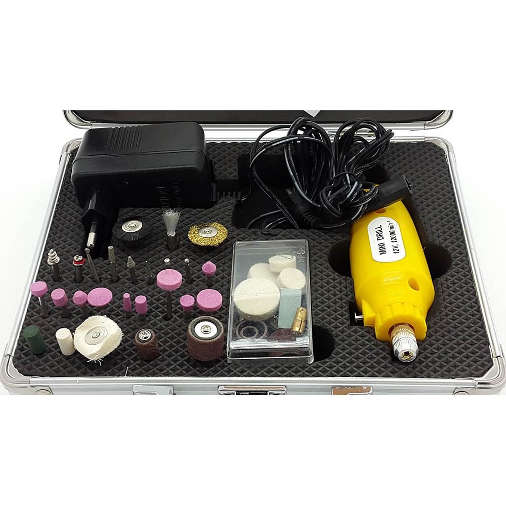 Mini Drill / Gerenda Mini 60 Pcs Accessories LYK / Mini Rotary Tool
