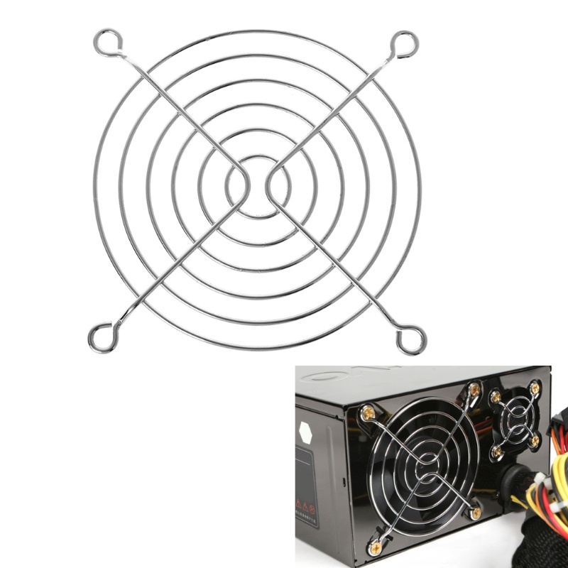 Pelindung Pelindung Jari Grill Kipas Angin BT Diameter 90mm Silver (Isi 1pcs)