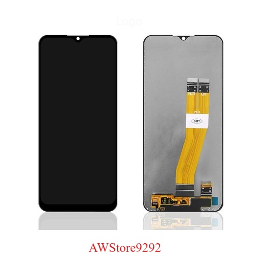 Layar Sentuh LCD TS Touchscreen Fullset Samsung A02S A025 A025F OLED2 - BLACK