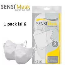 MASKER SENSI DUCKBILL FACE MASK isi 6pcs [ORIGINAL]