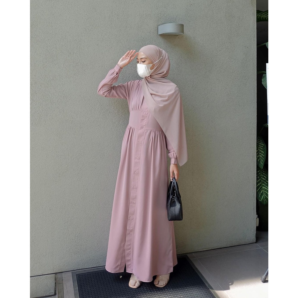 (MSB) GAMIS QUENA DAILY MAXI DRESS BUSUI WOLFIS PREMIUM