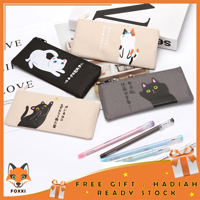 

Foxxi - Tempat Pensil / Pensil Case Japanese Hello Cat / Tempat Kosmetik