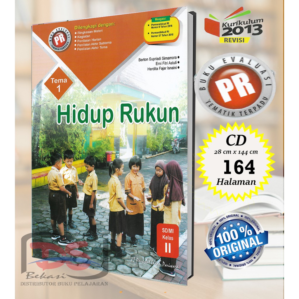 Buku PR Tematik Terpadu Kelas 2 SD Tema 1 Kurikulum 2013