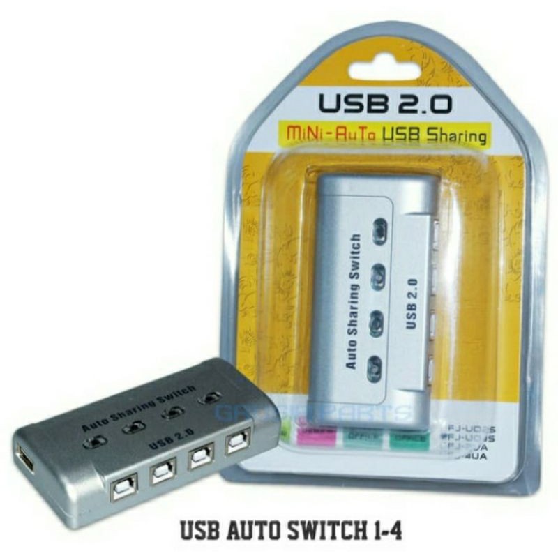 USB DATA SWITCH AUTO 4 PORT (SHARING SWITCH PRINTER AUTO 4 PORT)