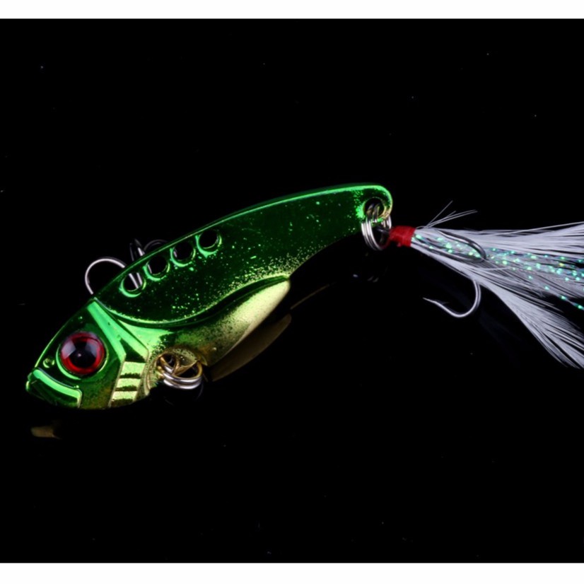 HENGJIA 4pcs/set VIB metal hard umpan pancing swimbait memancing peralatan fishing lure tackle