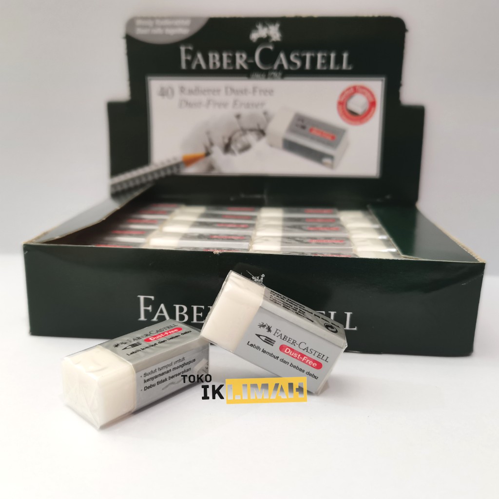 

FABER-CASTELL Eraser Dust-Free Putih Kecil / Penghapus Mini