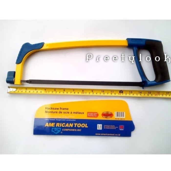 Terkini Gergaji Besi 12 Inch Hacksaw Frame American Tool Original American.