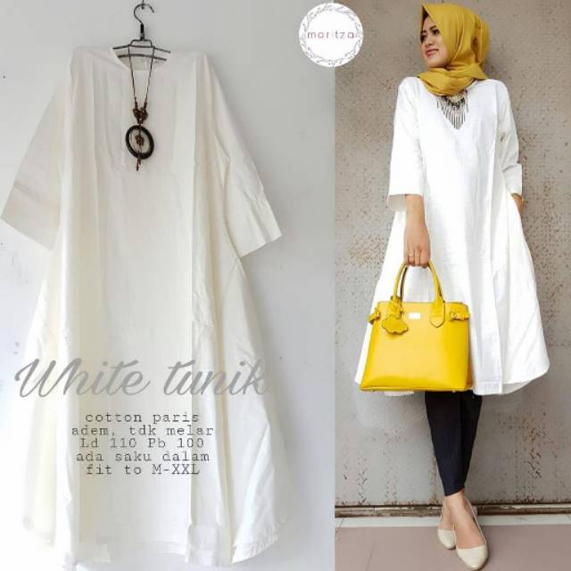 WHITE TUNIK