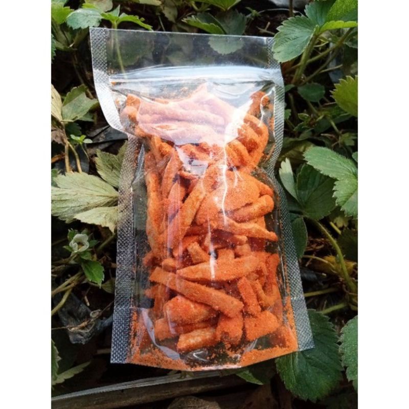 BASRENG STIK PEDAS DAUN JERUK / BASRENG KERING / BASRENG VIRAL / BASRENG EKONOMIS KEMASAN 100GR BISA COD-Balado