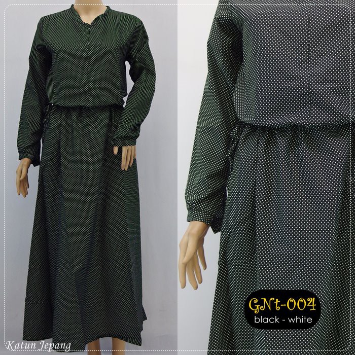 Gamis Katun Jepang pro busui kode GNt