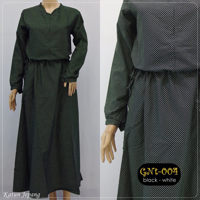 Gamis Katun Jepang pro busui kode GNt