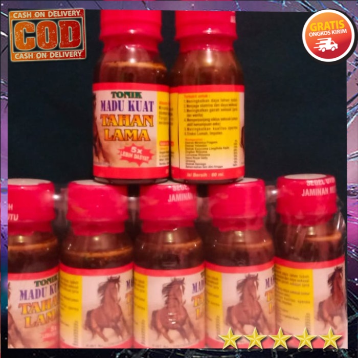 COD Madu Tonik 5x Tanpa Box Tonic Kuning