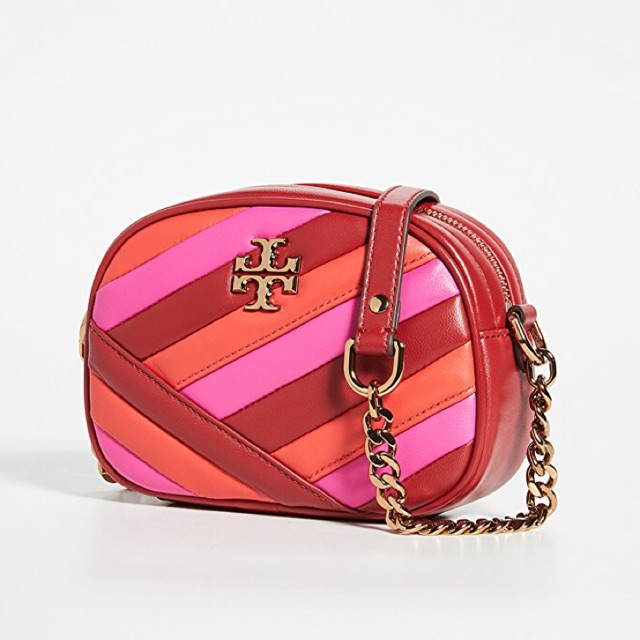 Tory Burch Kira Chevron Colorblock Small Camera Bag