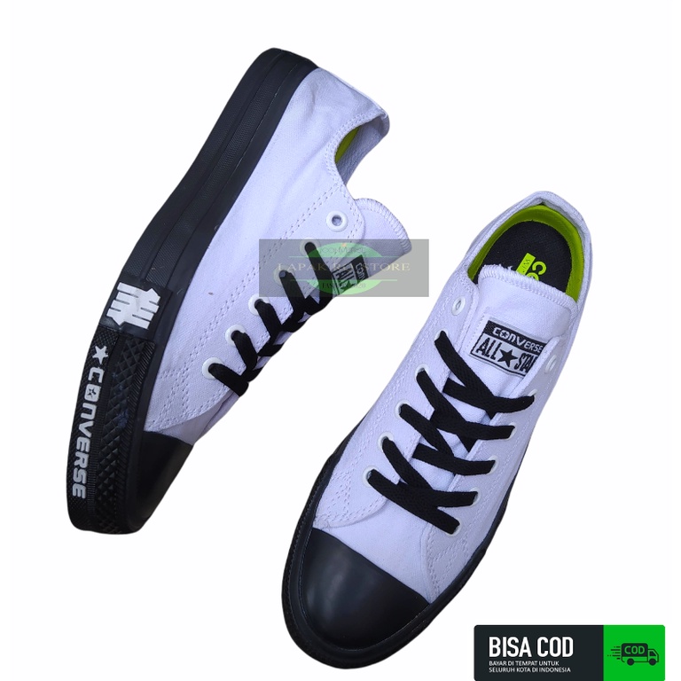 Sepatu Converse70 Chuck Taylor All Star Ct Undefeated Low White/Putih Premium
