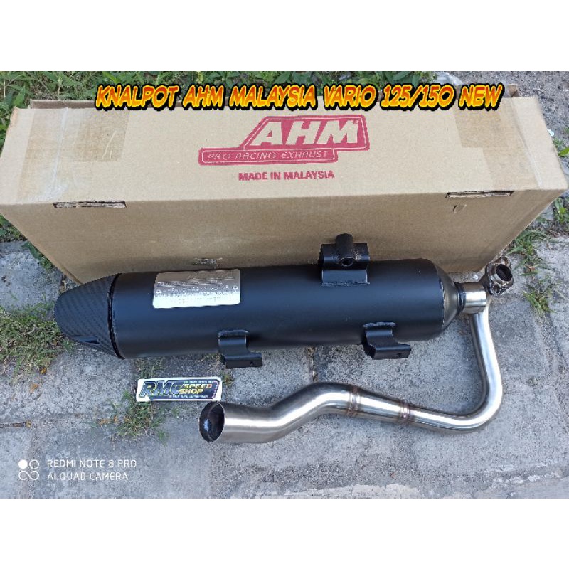 Knalpot Ahm malaysia vario 125 new vario 150 new original Ahm malaysia