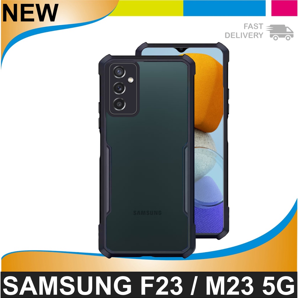 Hard Case Samsung M23 5G Casing Cover Shockproof Transparan