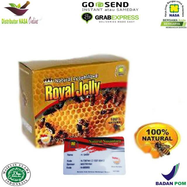 Natural Royal Jelly Nasa Penyubur Kandungan Paska Keguguran