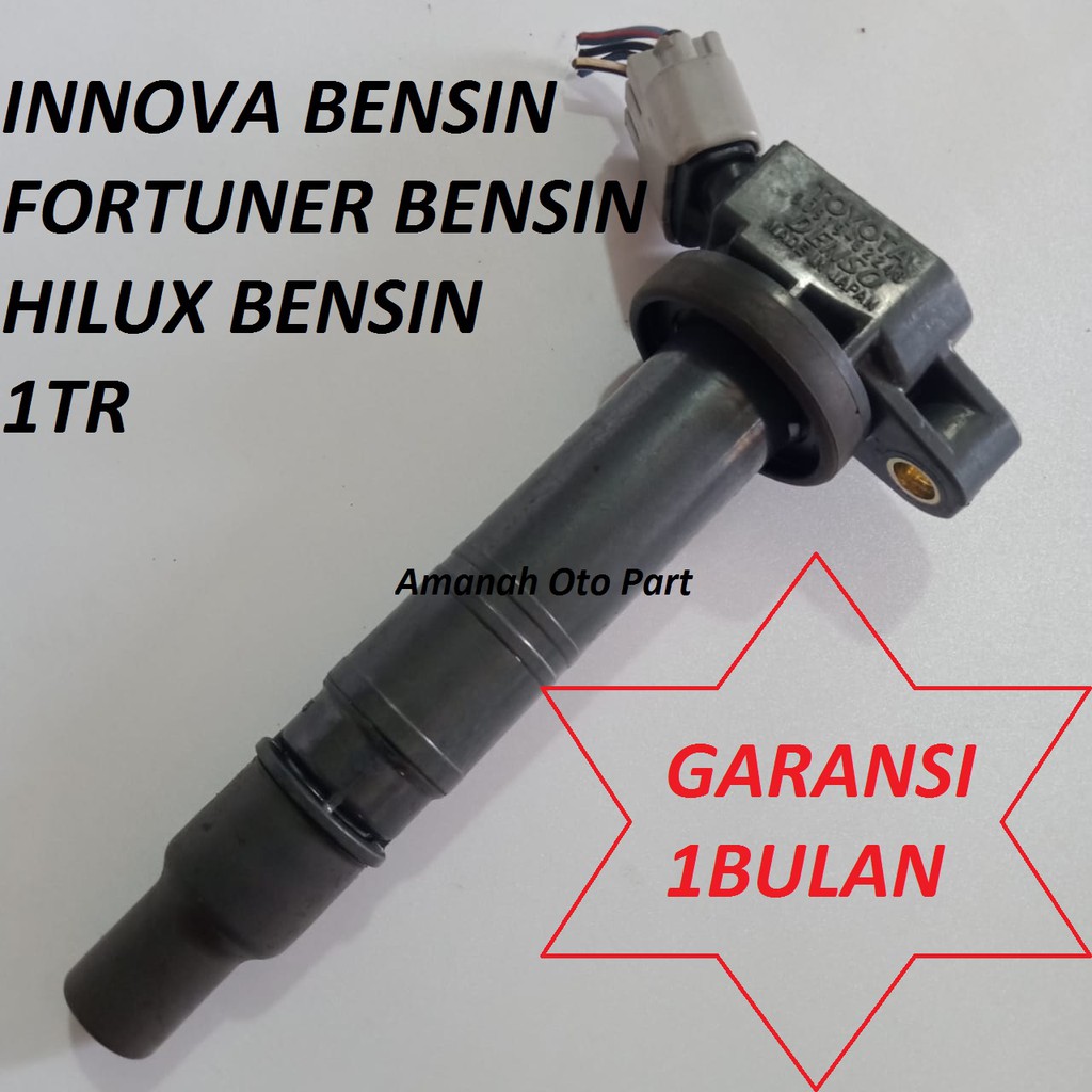Coil Koil toyota innova fortuner 1TR 90919-02248 denso japan ori copotan Original Asli Bensin pengap