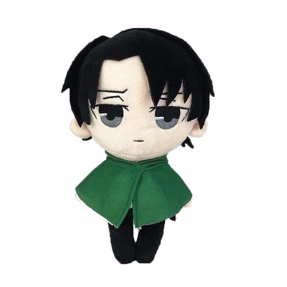 Lanfy Boneka Plush Kartun Anime Attack on Titan Ackerman Untuk Anak