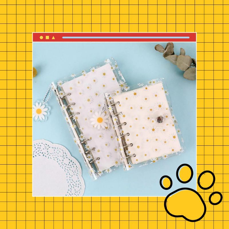 

Binder A6 Motif Bunga Daisy / Binder Photocard